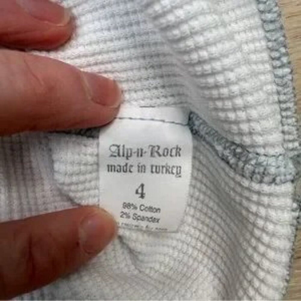Alp N Rock St Moritz Thermal Shirt Diavolezza Graphic Ski Top White Long Sleeve - Picture 3 of 10